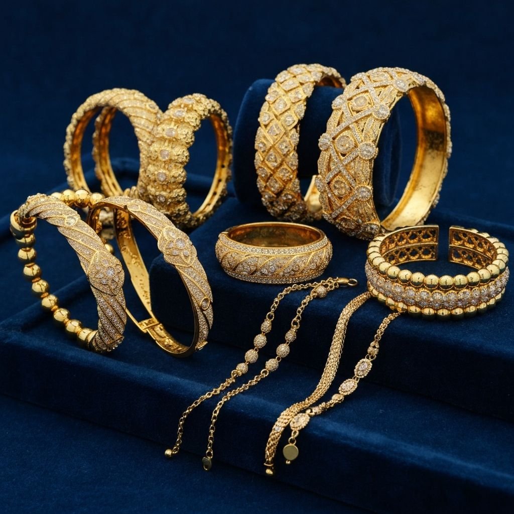 Traditional 22k Gold Bangles and Bracelets Nallasopara